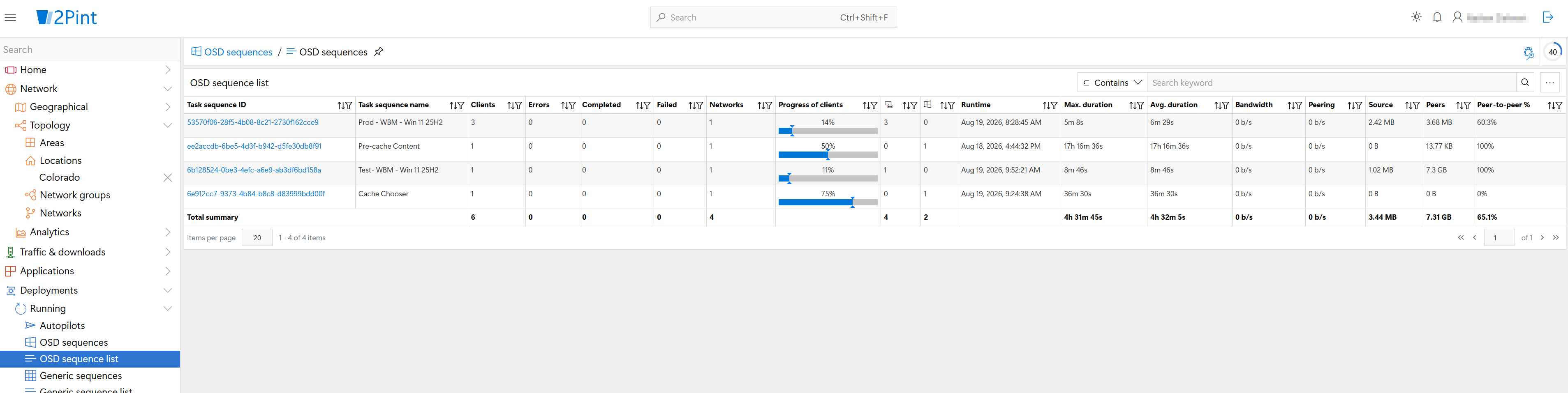 StifleR Deployments – OSD sequences and peering