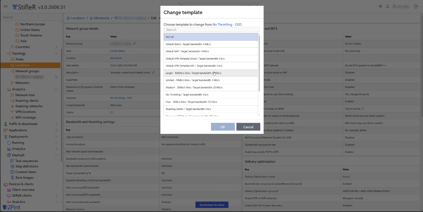 StifleR Network information – Locations template